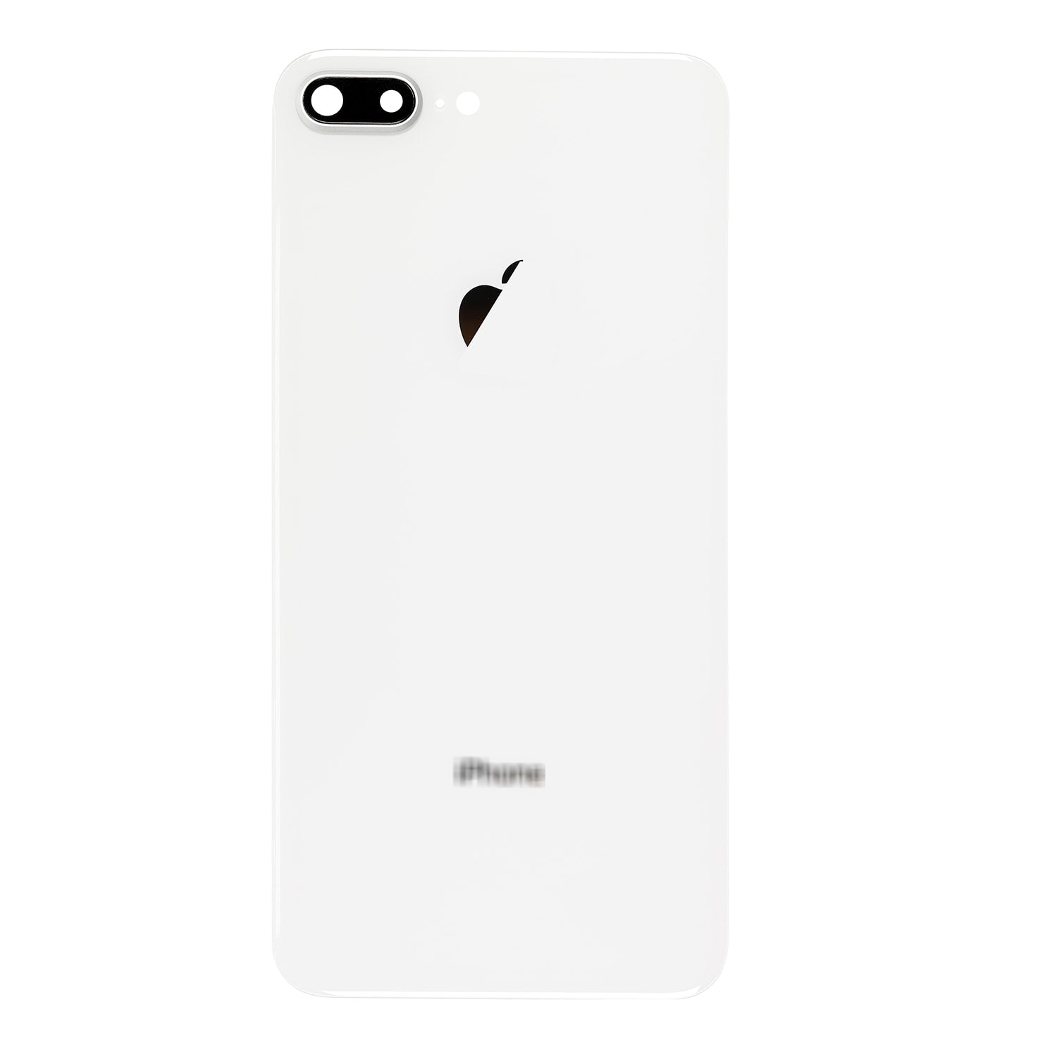 SILVER BACK COVER WITH CAMERA HOLDER FOR IPHONE 8 PLUS