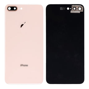 GOLD BACK COVER WITH CAMERA HOLDER FOR IPHONE 8 PLUS