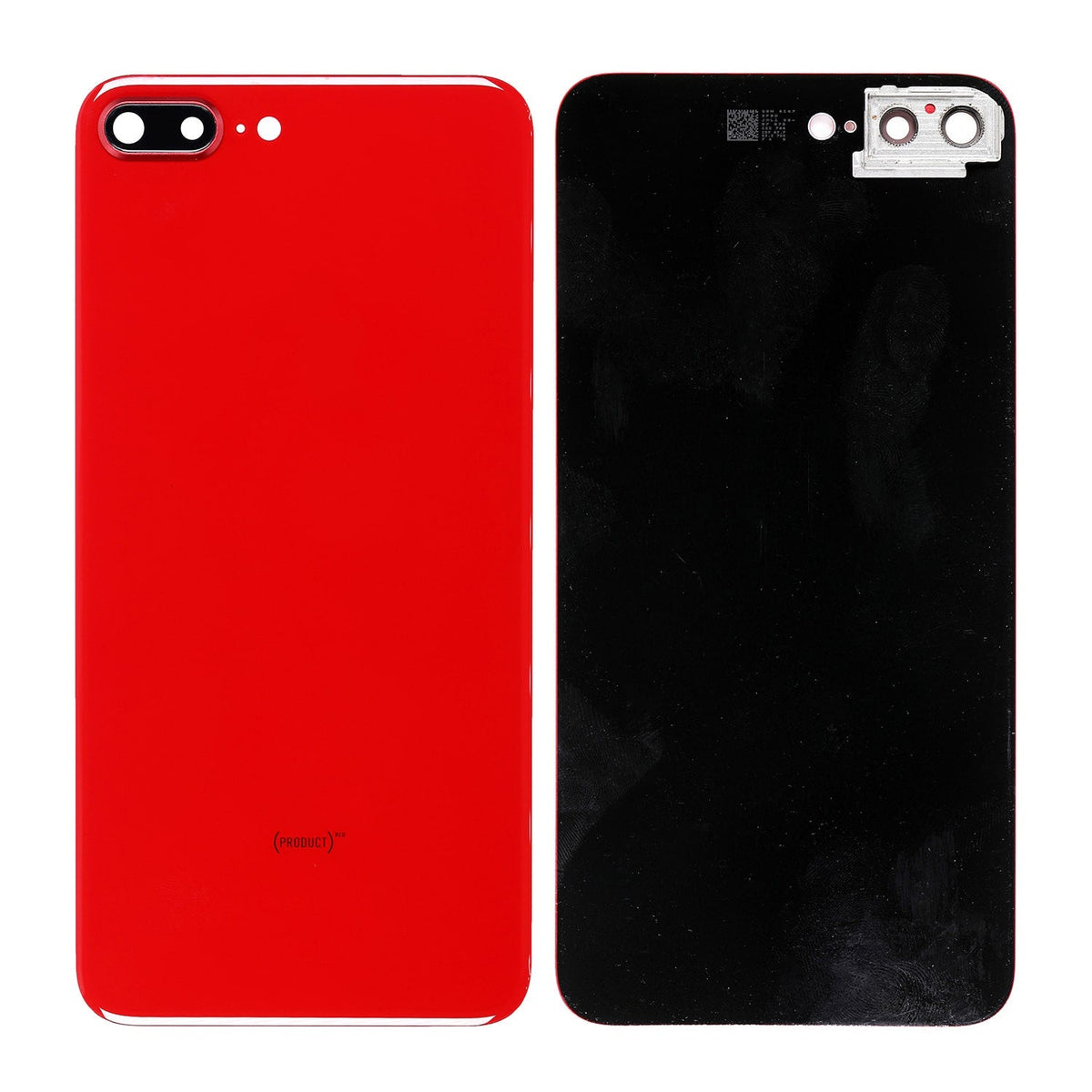 RED BACK COVER WITH CAMERA HOLDER FOR IPHONE 8 PLUS