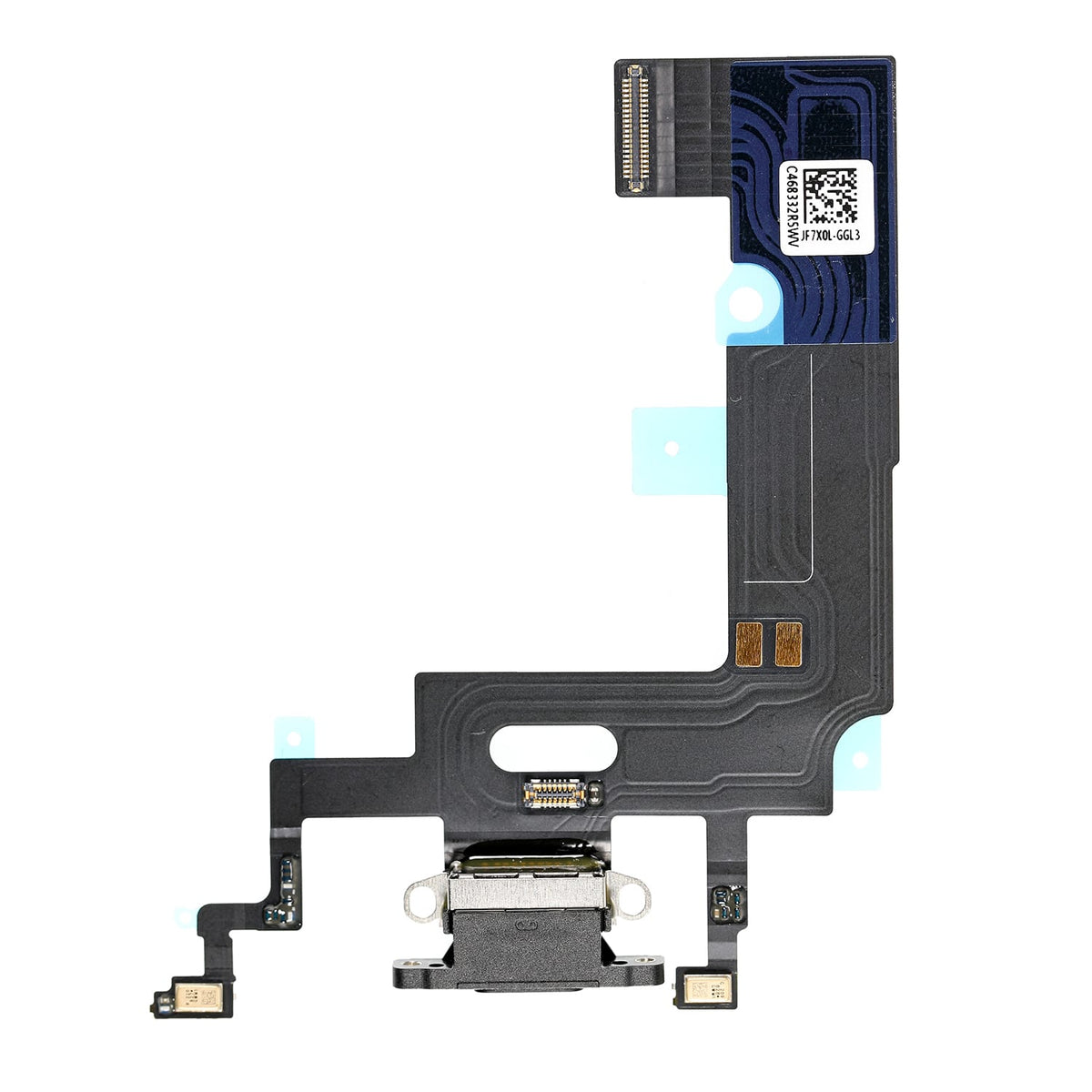 BLACK CHARGING CONNECTOR ASSEMBLY  FOR IPHONE XR