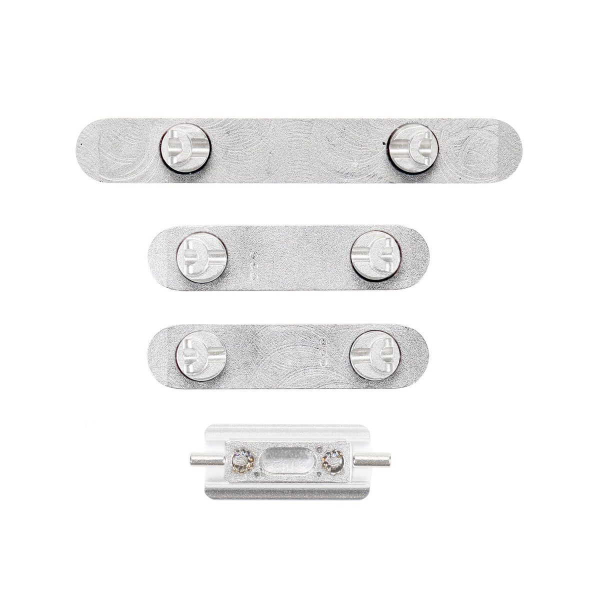 SIDE BUTTONS SET - SILVER FOR IPHONE XS