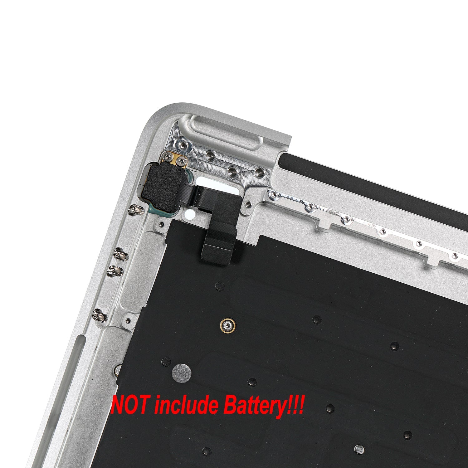 UPPER CASE ASSEMBLY (UK ENGLISH) FOR MACBOOK PRO 13" TOUCH A1706 (LATE 2016-MID 2017) - SILVER