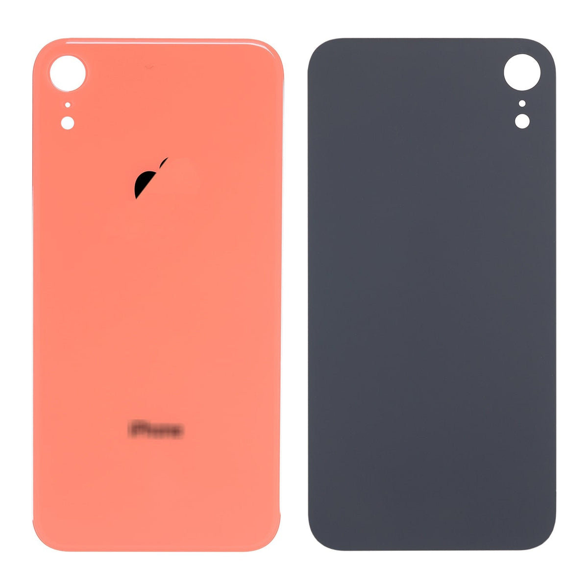 CORAL BACK COVER GLASS FOR IPHONE XR