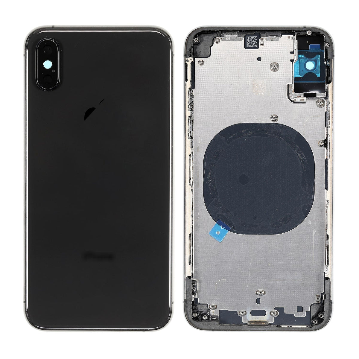 REAR HOUSING WITH FRAME - SPACE GRAY FOR IPHONE XS