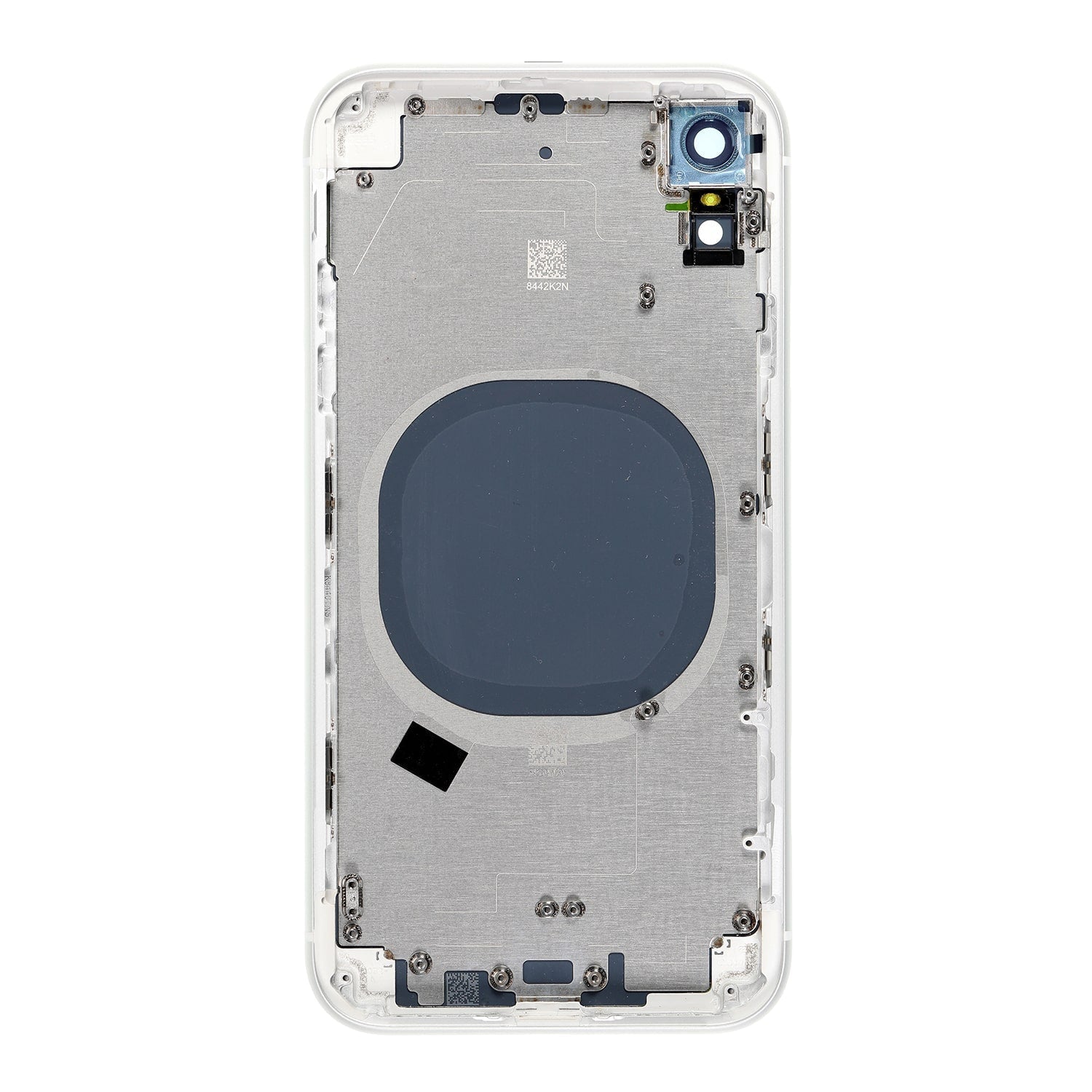 WHITE ORIGINAL REAR HOUSING WITH FRAME FOR IPHONE XR