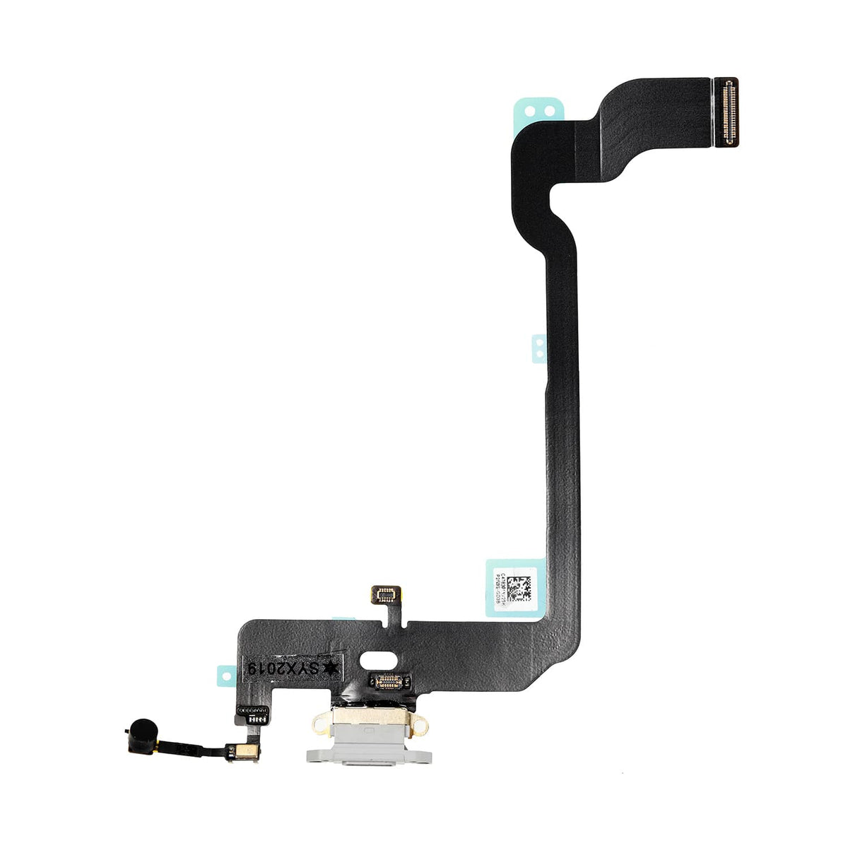 SILVER CHARGING CONNECTOR ASSEMBLY FOR IPHONE XS