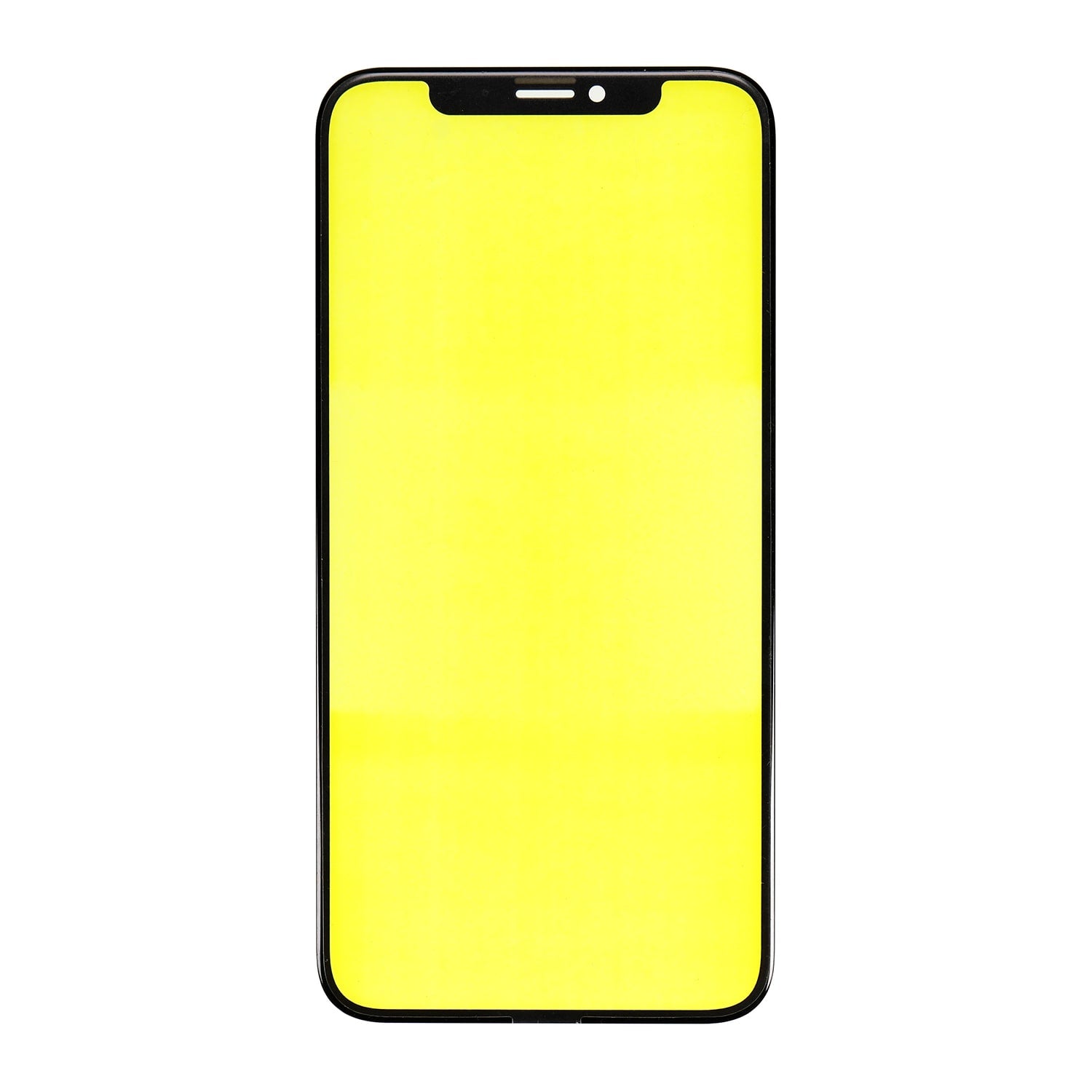 FRONT GLASS LENS  FOR IPHONE XS  - BLACK