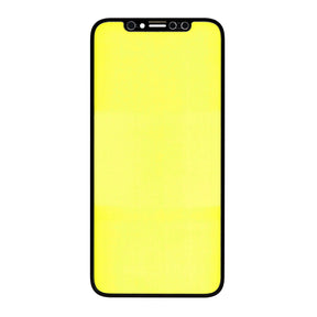 FRONT GLASS LENS  FOR IPHONE XS  - BLACK