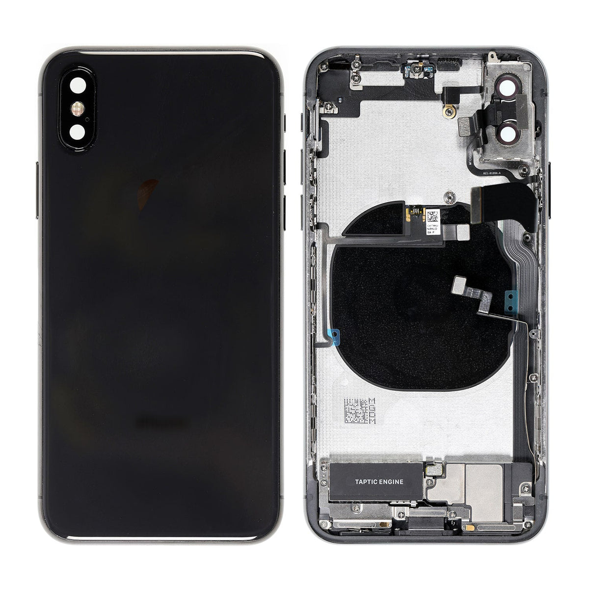 BACK COVER FULL ASSEMBLY - SPACE GRAY FOR IPHONE XS