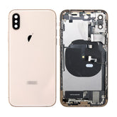 BACK COVER FULL ASSEMBLY - GOLD FOR IPHONE XS