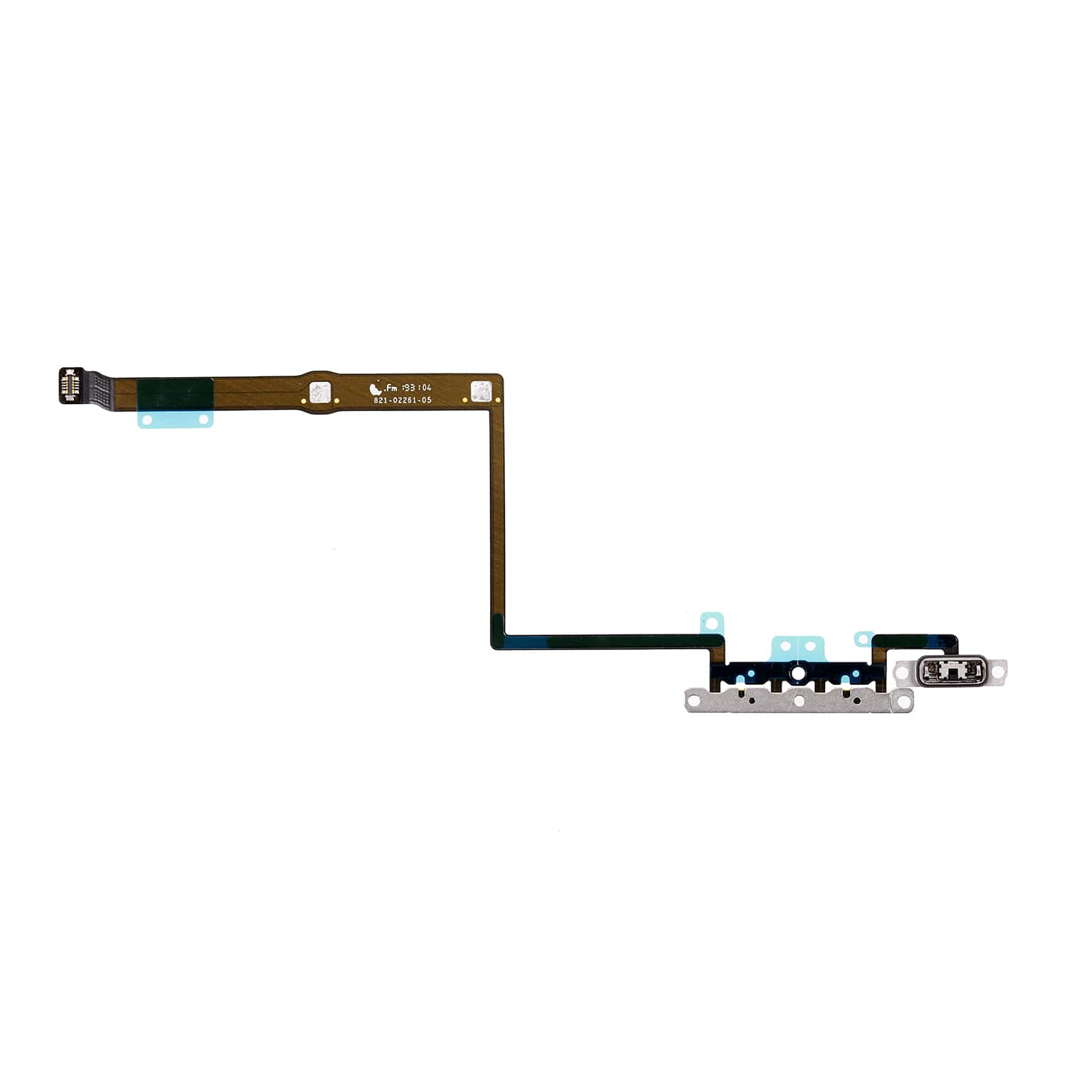 VOLUME BUTTON FLEX CABLE WITH METAL BRACKET ASSEMBLY  FOR IPHONE 11 PRO MAX