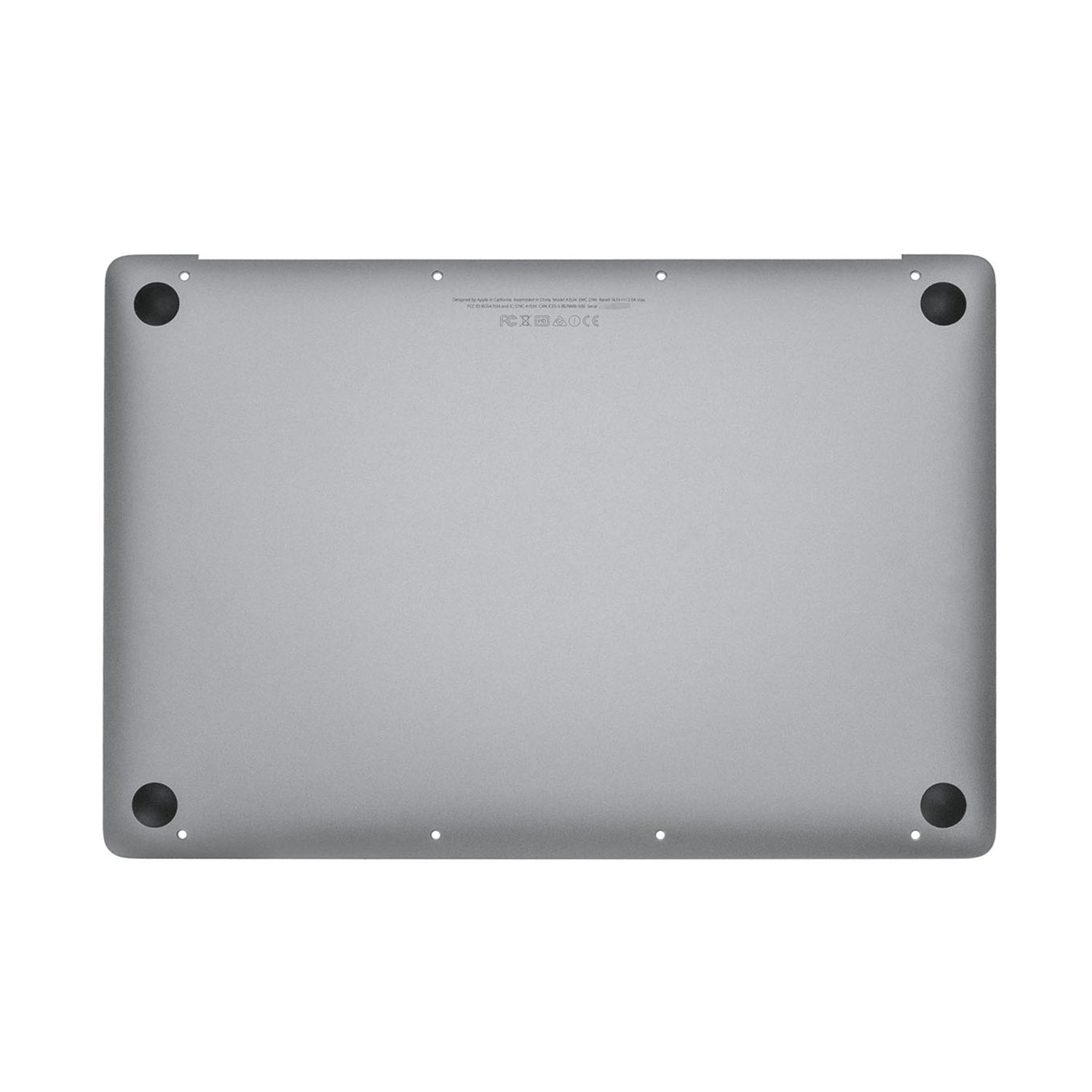 GRAY LOWER CASE FOR MACBOOK 12" RETINA A1534 (EARLY 2016-MID 2017)