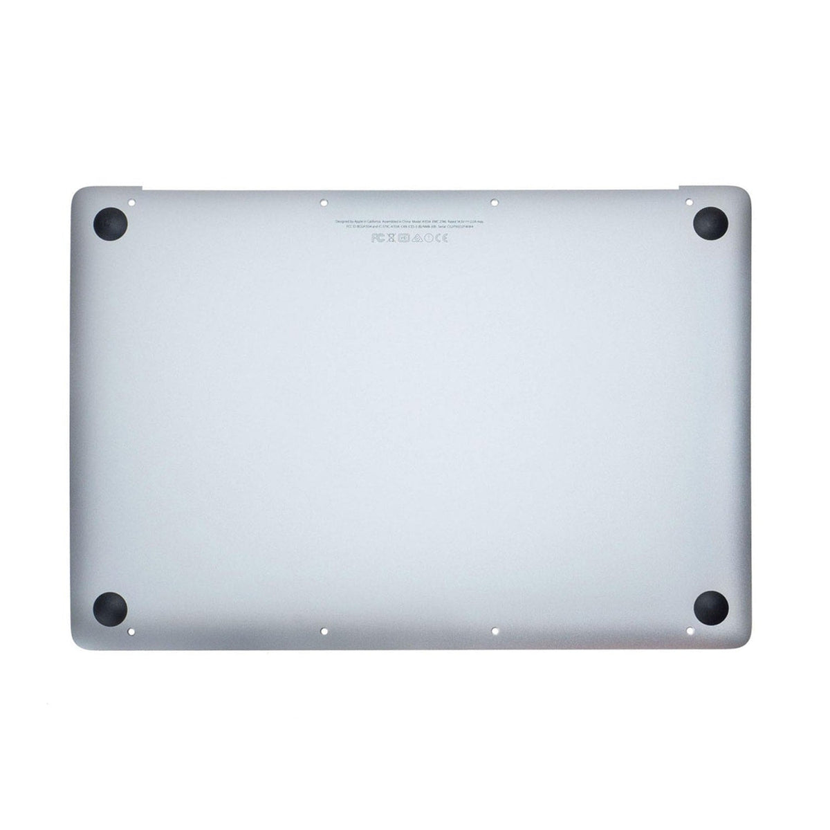 SILVER LOWER CASE FOR MACBOOK 12" RETINA A1534 (EARLY 2016-MID 2017)