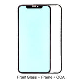 FRONT GLASS WITH FRAME BEZEL ASSEMBLED OCA FILM FOR IPHONE XR