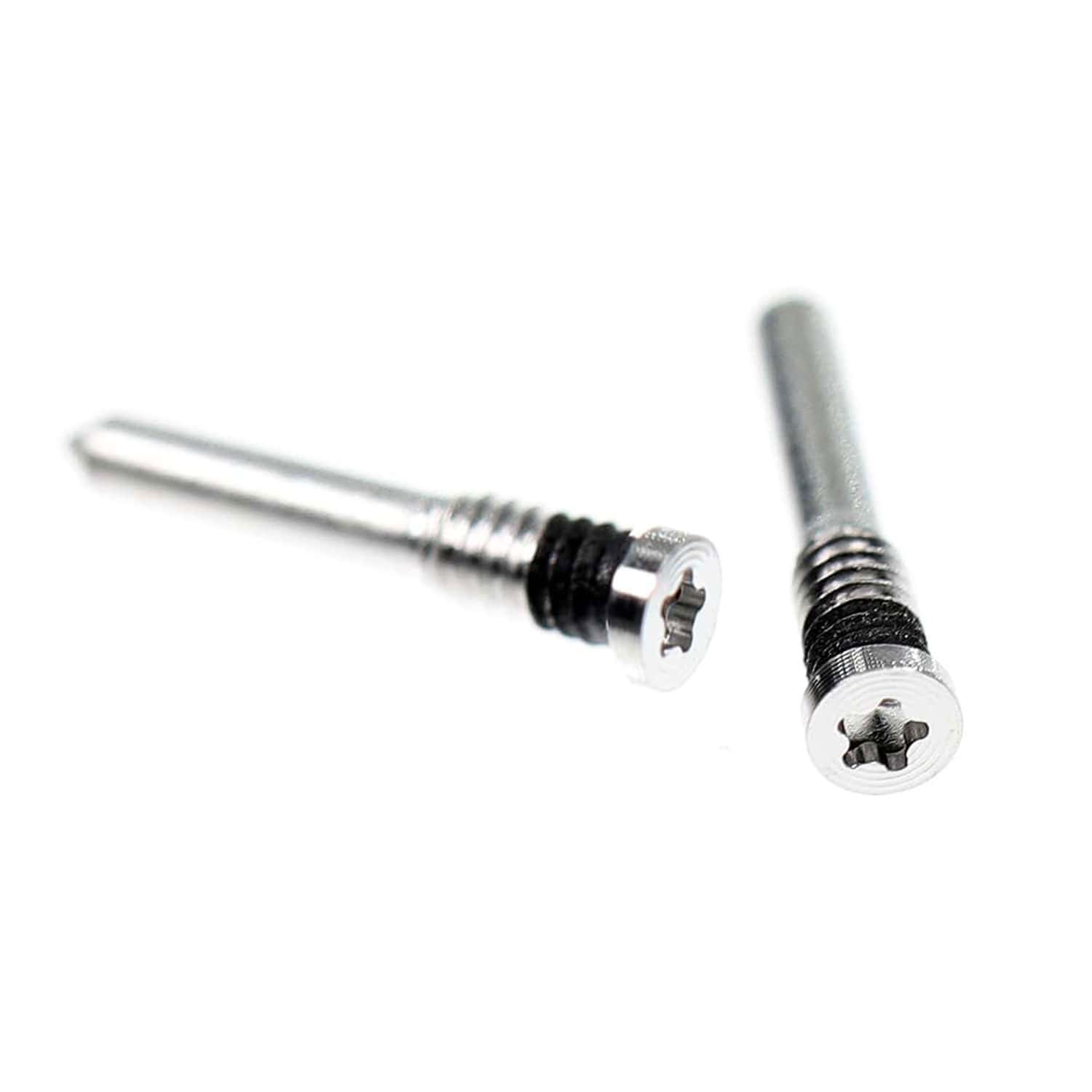 SILVER BOTTOM SCREW 2PCS/SET  FOR IPHONE X-14 PRO MAX