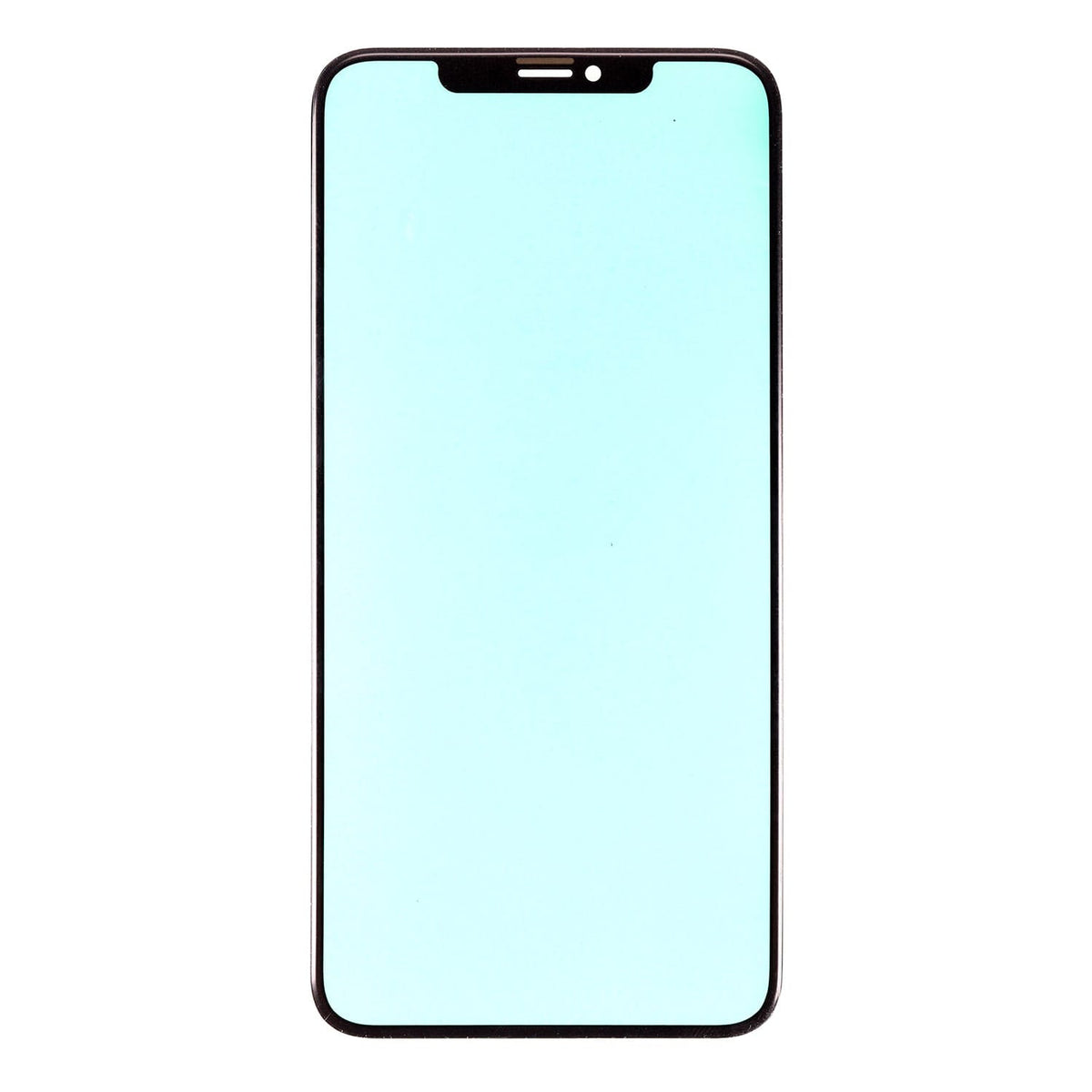 FRONT GLASS LENS - BLACK FOR IPHONE 11 PRO
