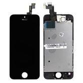BLACK LCD SCREEN FULL ASSEMBLY WITHOUT HOME BUTTON FOR IPHONE SE