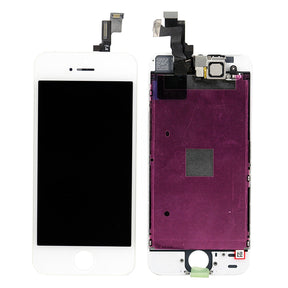 WHITE LCD SCREEN FULL ASSEMBLY WITHOUT HOME BUTTON FOR IPHONE SE