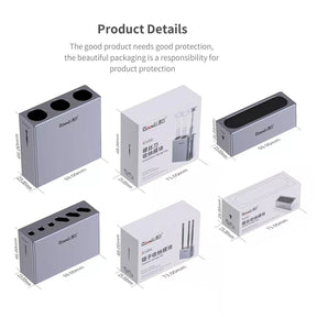 QIANLI TOOLPLUS ICUBE ALUMINUM ALLOY MULTI-FUNCTIONAL MODULAR STORAGE BOX