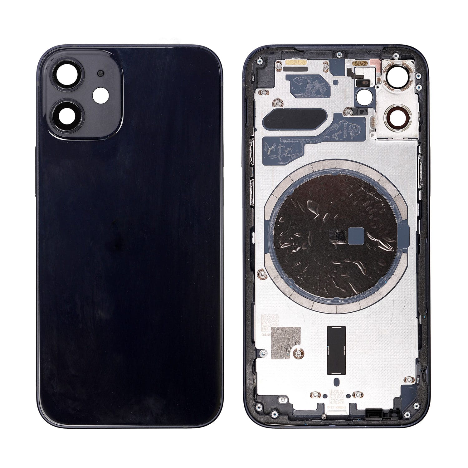 BLACK REAR HOUSING WITH FRAME FOR IPHONE 12 MINI