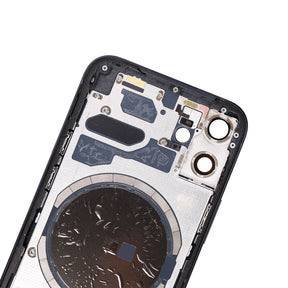 BLACK REAR HOUSING WITH FRAME FOR IPHONE 12 MINI