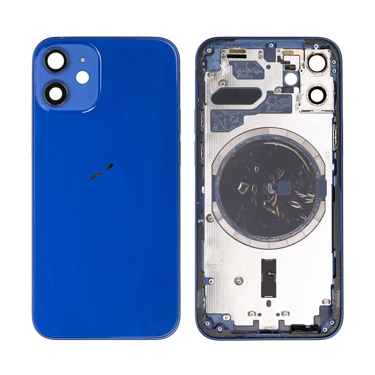 BLUE REAR HOUSING WITH FRAME FOR IPHONE 12 MINI