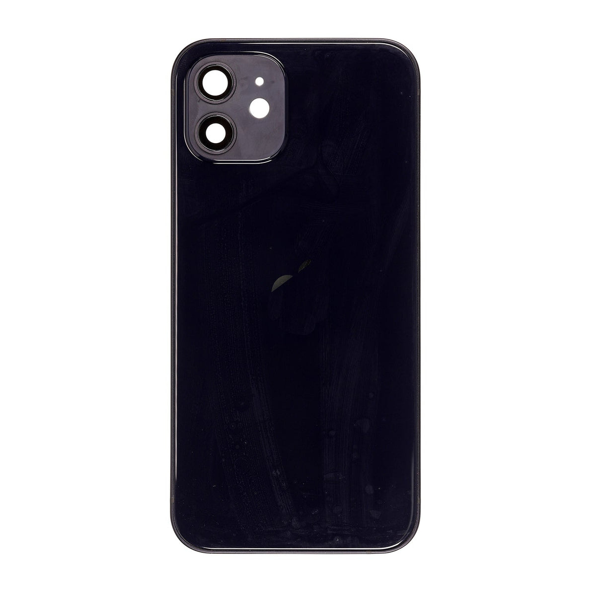 REAR HOUSING WITH FRAME FOR IPHONE 12 - BLACK