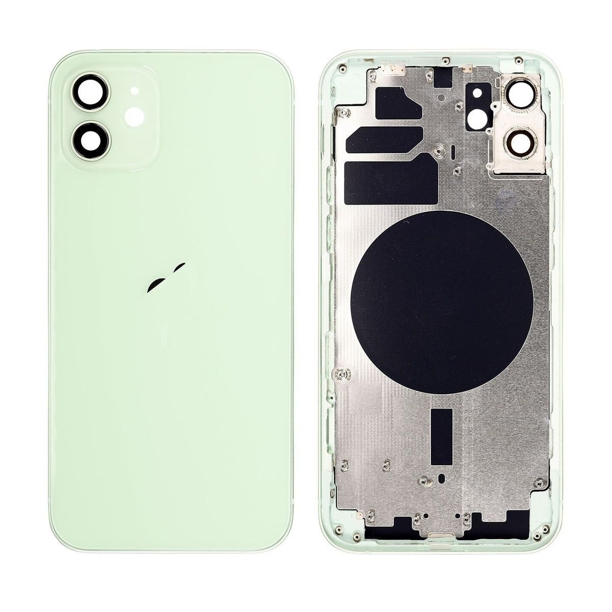 REAR HOUSING WITH FRAME FOR IPHONE 12 - GREEN