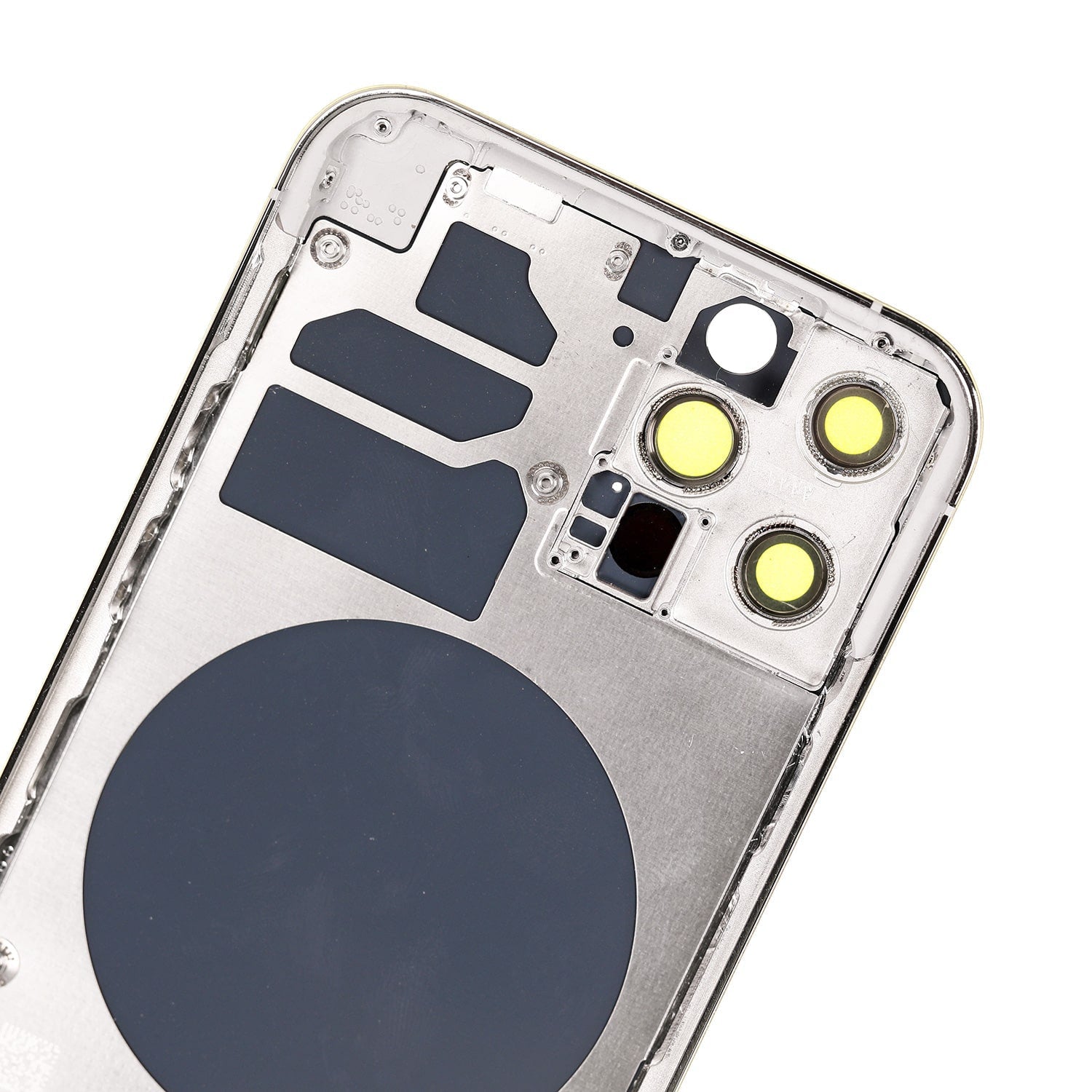 SILVER REAR HOUSING WITH FRAME  FOR IPHONE 12 PRO