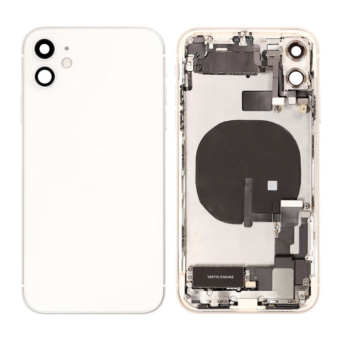 WHITE BACK COVER FULL ASSEMBLY FOR IPHONE 11