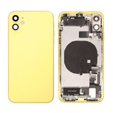 YELLOW BACK COVER FULL ASSEMBLY FOR IPHONE 11