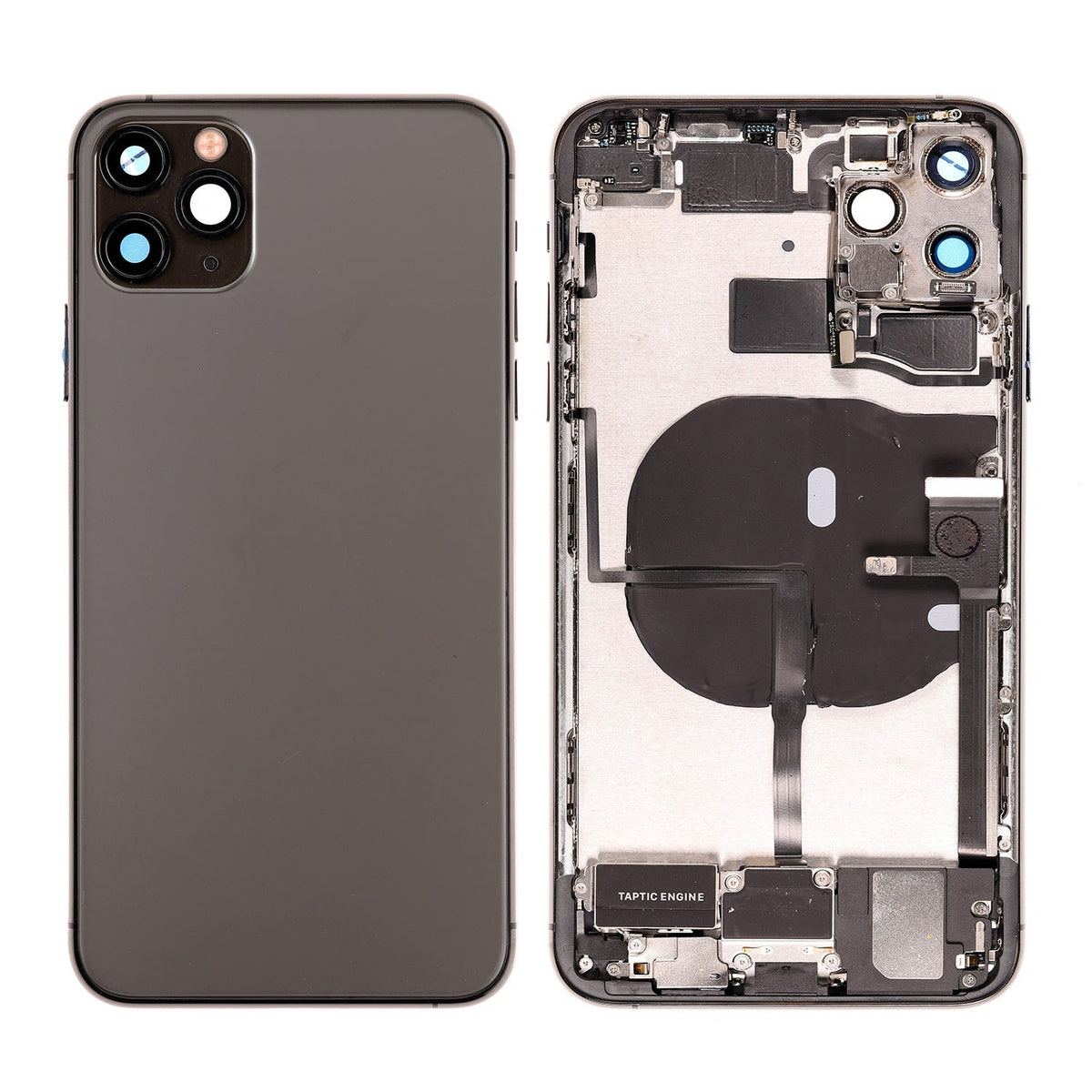 BACK COVER FULL ASSEMBLY - SPACE GRAY FOR IPHONE 11 PRO MAX