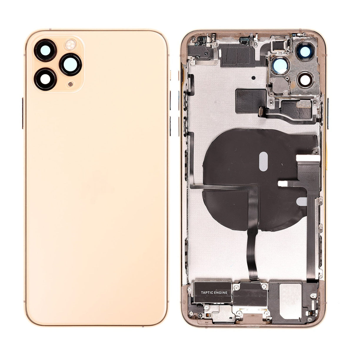 BACK COVER FULL ASSEMBLY - GOLD FOR IPHONE 11 PRO MAX