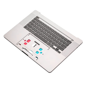 SILVER TOP CASE WITH KEYBOARD FOR MACBOOK PRO TOUCH 16" A2141 (LATE 2019 - MID 2020)
