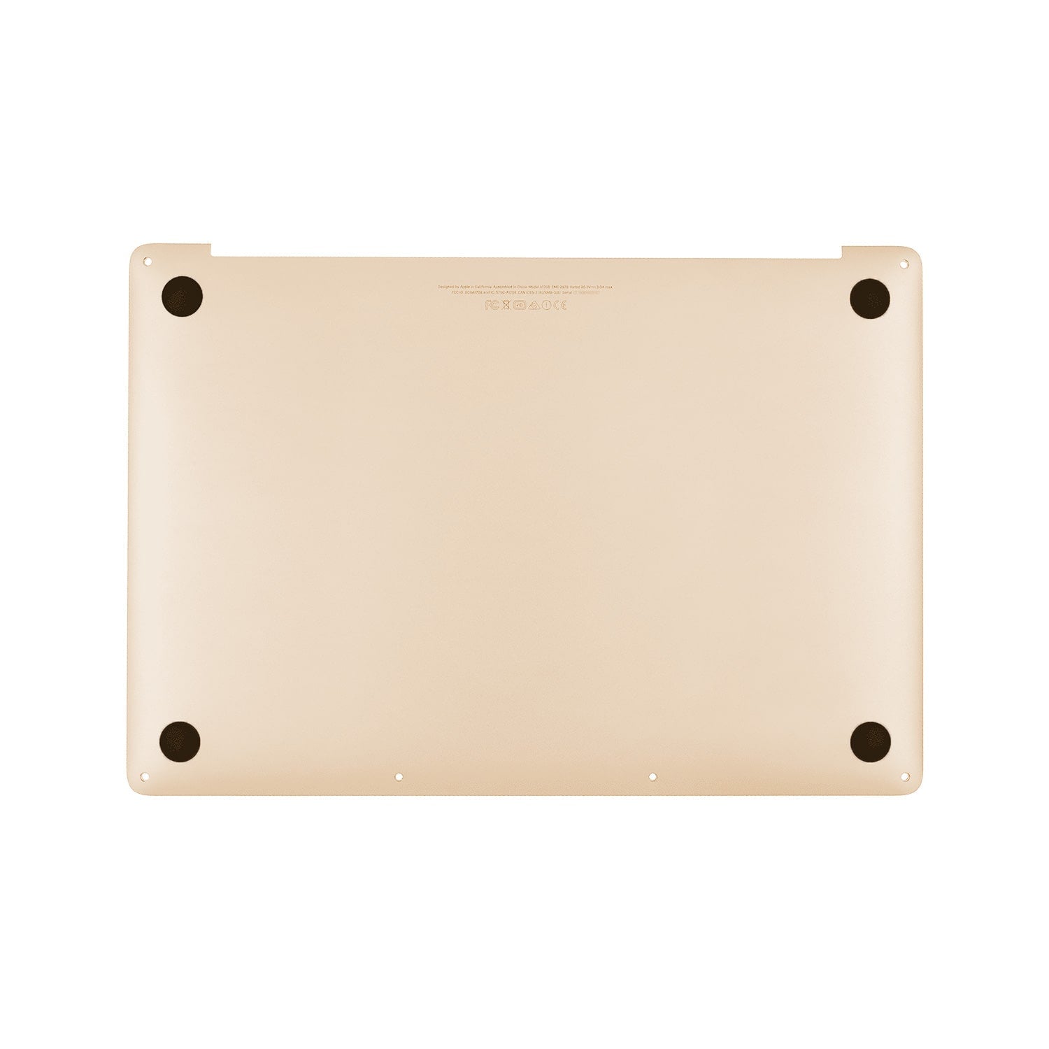GOLD BOTTOM CASE FOR MACBOOK PRO 15" TOUCH A1707/A1990 (LATE 2016,MID 2019)