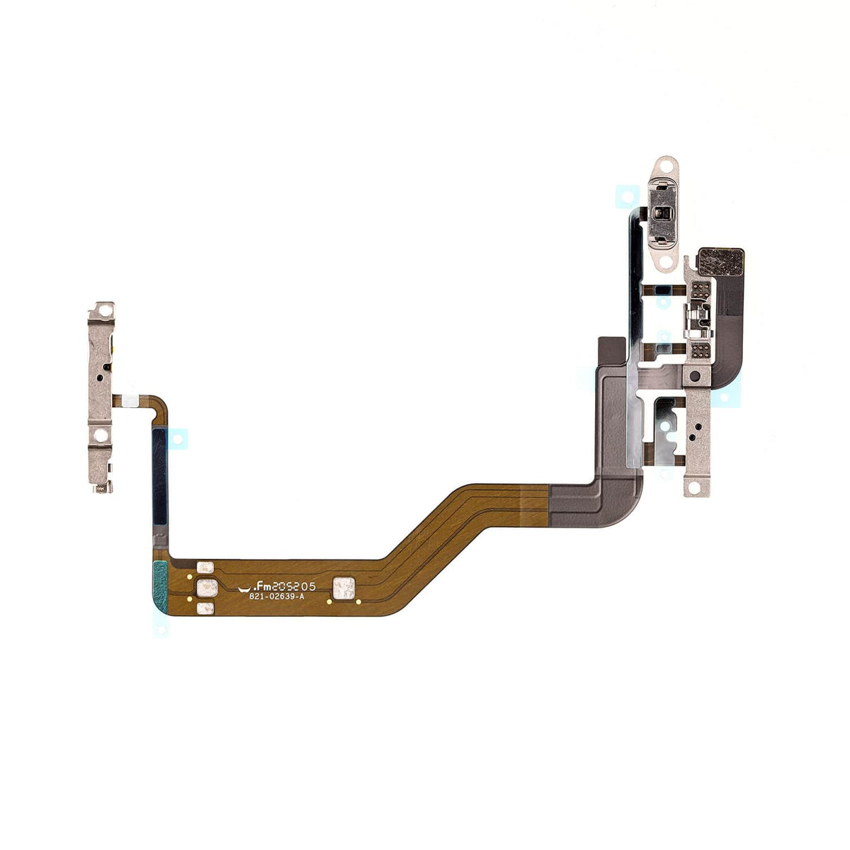 POWER BUTTON FLEX CABLE WITH METAL BRACKET ASSEMBLY  FOR IPHONE 12 PRO