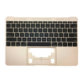 GOLD UPPER CASE WITH KEYBOARD FOR MACBOOK RETINA 12" A1534 (EARLY 2016 - MID 2017)