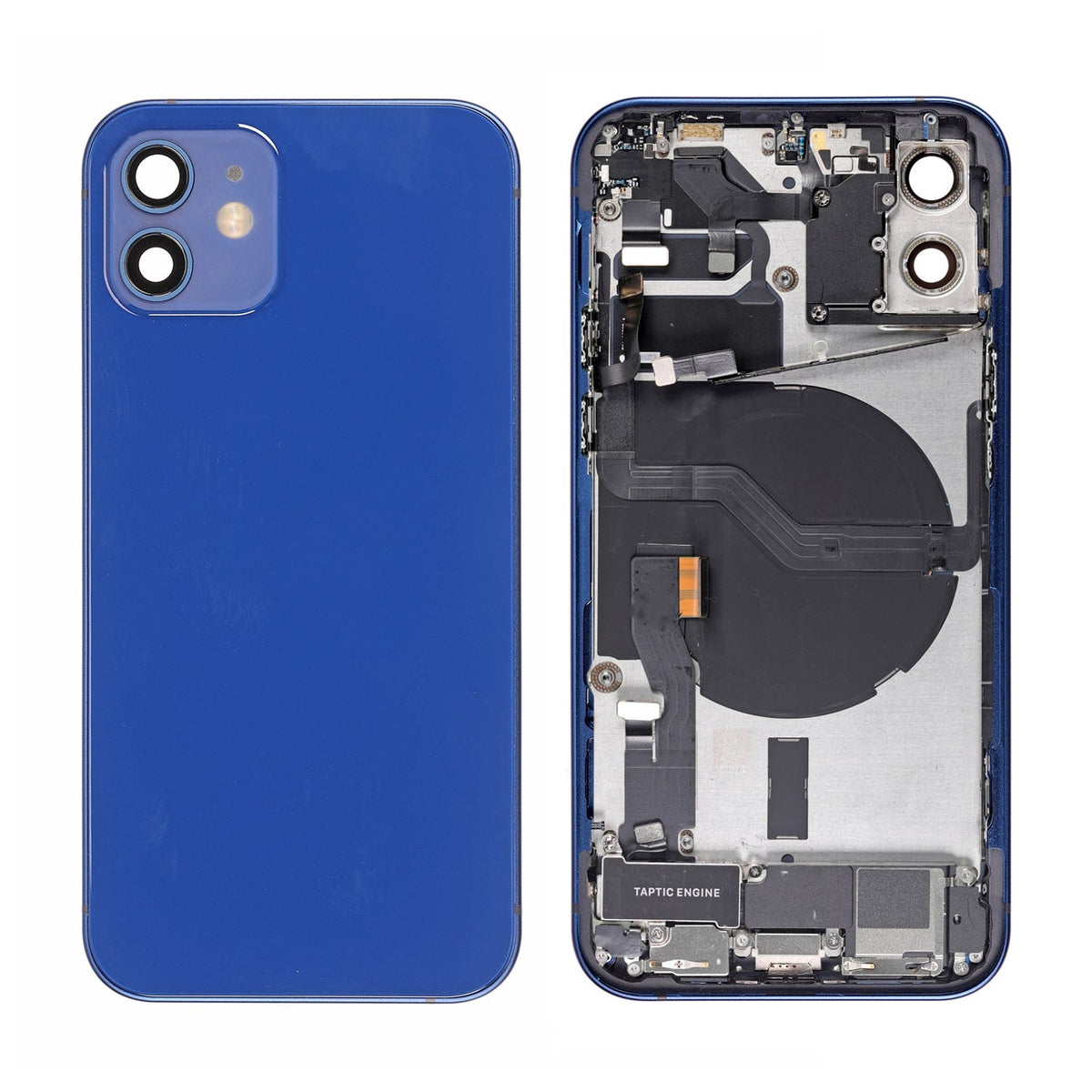 BACK COVER FULL ASSEMBLY FOR IPHONE 12 - BLUE