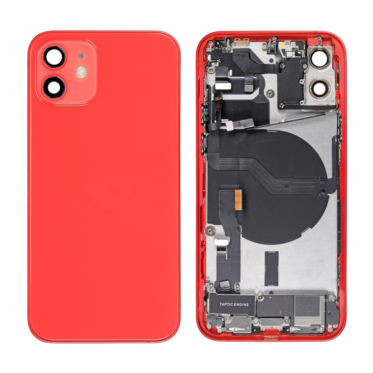 BACK COVER FULL ASSEMBLY FOR IPHONE 12 - RED