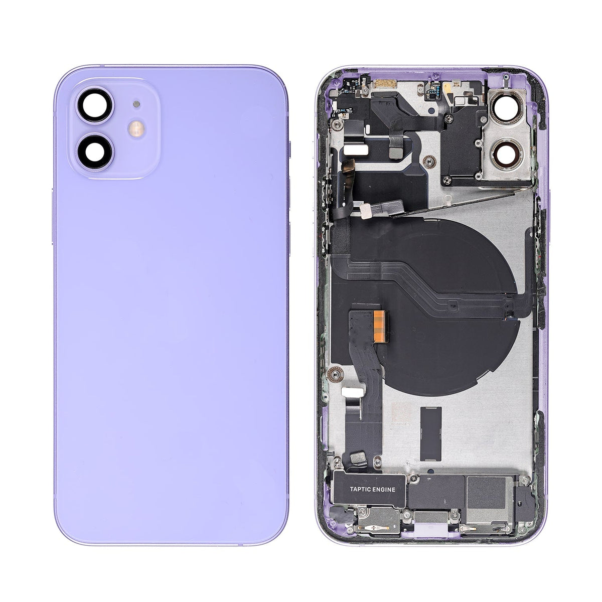 BACK COVER FULL ASSEMBLY FOR IPHONE 12 - PURPLE