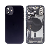 BLACK BACK COVER FULL ASSEMBLY  FOR IPHONE 12 MINI