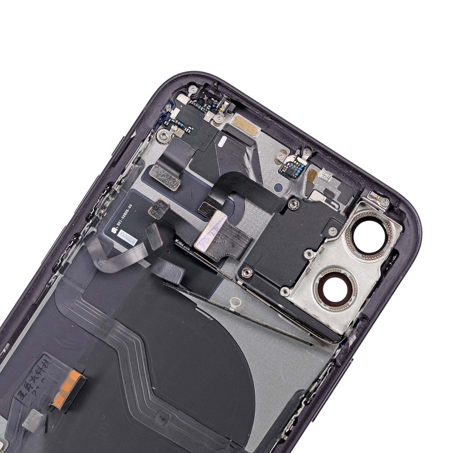 BLACK BACK COVER FULL ASSEMBLY  FOR IPHONE 12 MINI