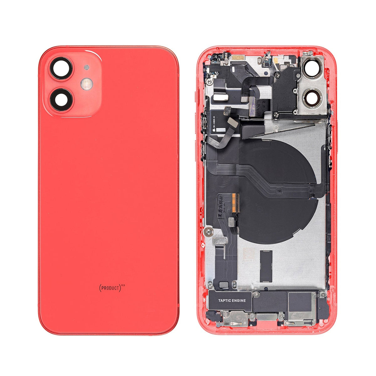 RED BACK COVER FULL ASSEMBLY  FOR IPHONE 12 MINI