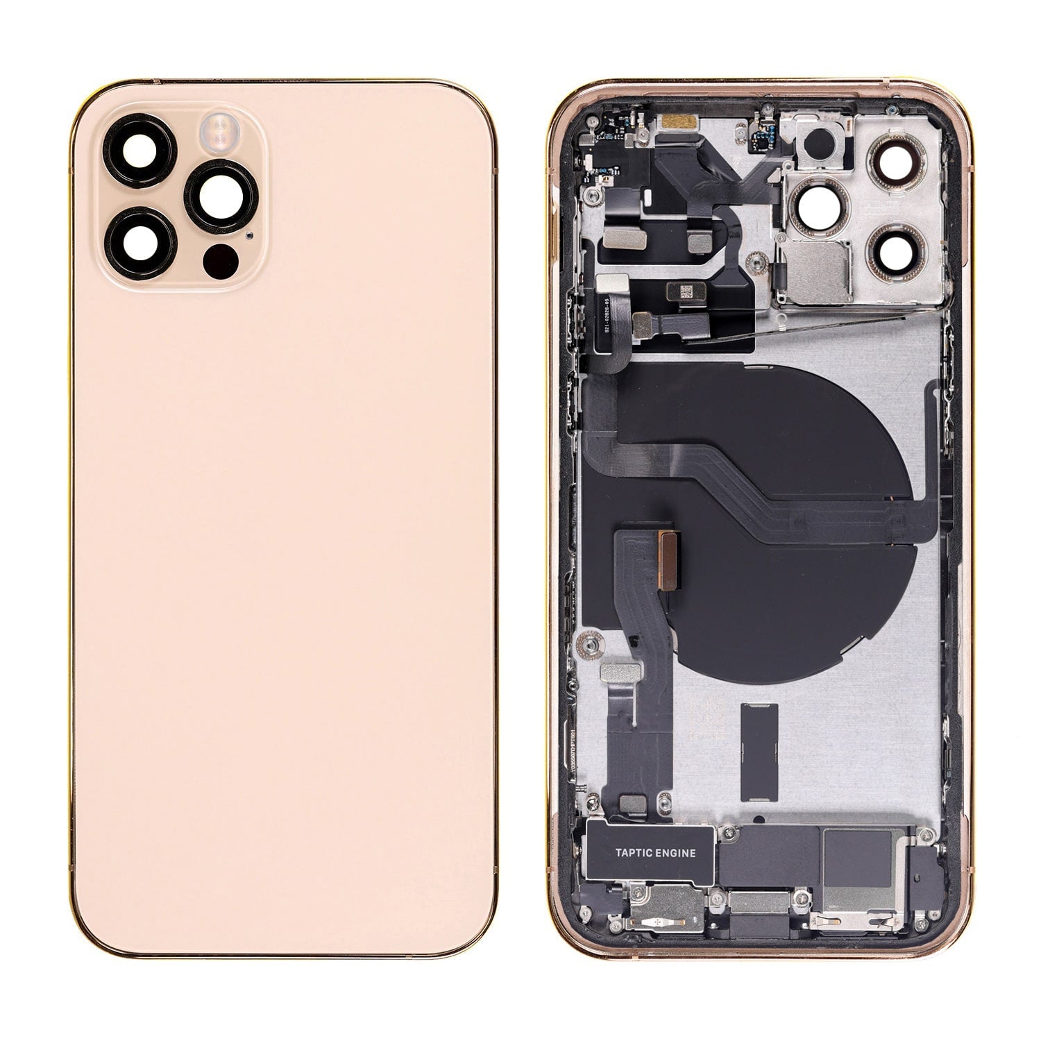 GOLD BACK COVER FULL ASSEMBLY FOR IPHONE 12 PRO