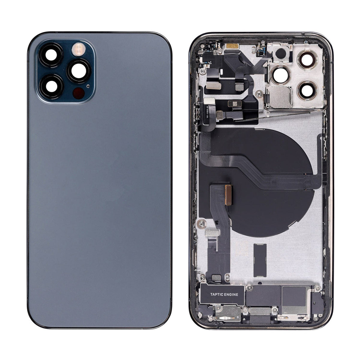PACIFIC BLUE BACK COVER FULL ASSEMBLY  FOR IPHONE 12 PRO