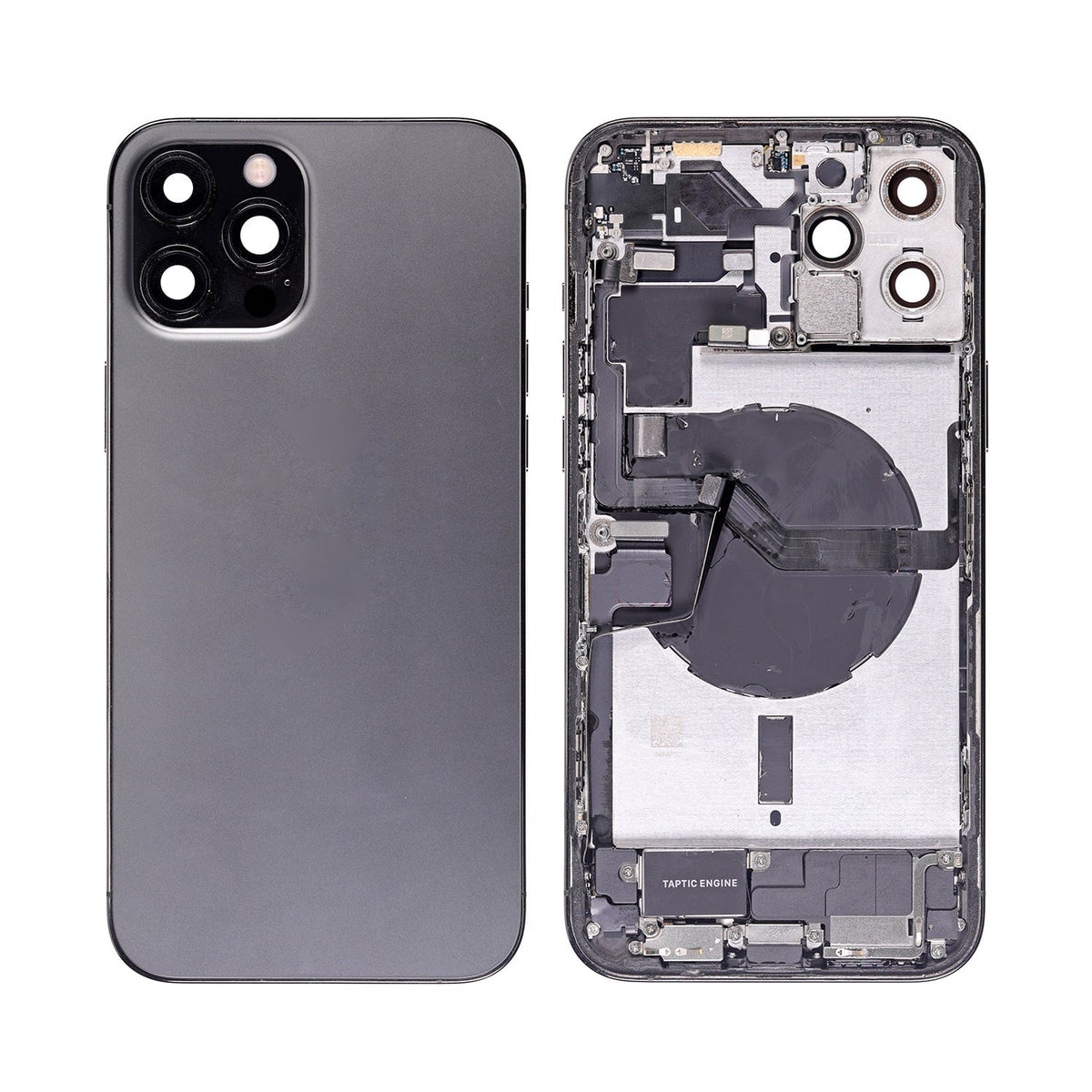 GRAPHITE BACK COVER FULL ASSEMBLY FOR IPHONE 12 PRO MAX