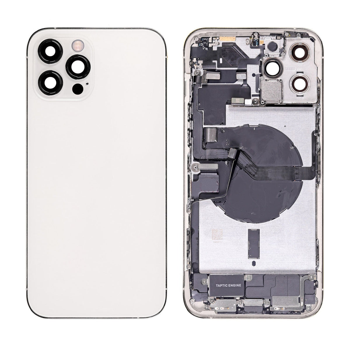 BACK COVER FULL ASSEMBLY FOR IPHONE 12 PRO MAX - SILVER