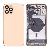 GOLD BACK COVER FULL ASSEMBLY FOR IPHONE 12 PRO MAX