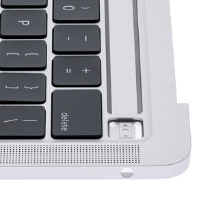 SILVER  TOP CASE WITH KEYBOARD FOR MACBOOK PRO 13" M1 A2338 (LATE 2020)