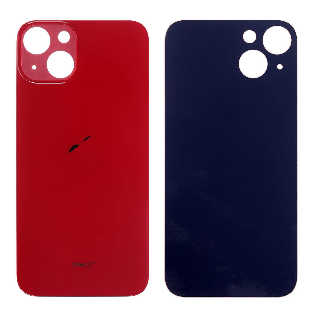 RED BACK COVER GLASS FOR IPHONE 13